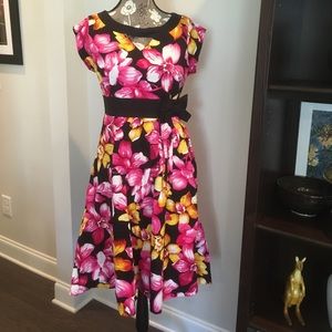 Lindy Bop pink orchid Kelly swing dress